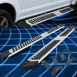 For 99-16 F250-550 Extended/Super Cab 6" Silver Side Step Nerf Bar Running Board - Picture 1 of 9