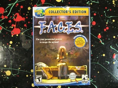 FACES F.A.C.E.S Big Fish Hidden Object Puzzle Win XP PC CD Game - Image 1 of 4