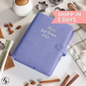Gift For Mom Cute Blank Recipe Book, Write In Family Recipes Notebook Journal - Picture 1 of 22