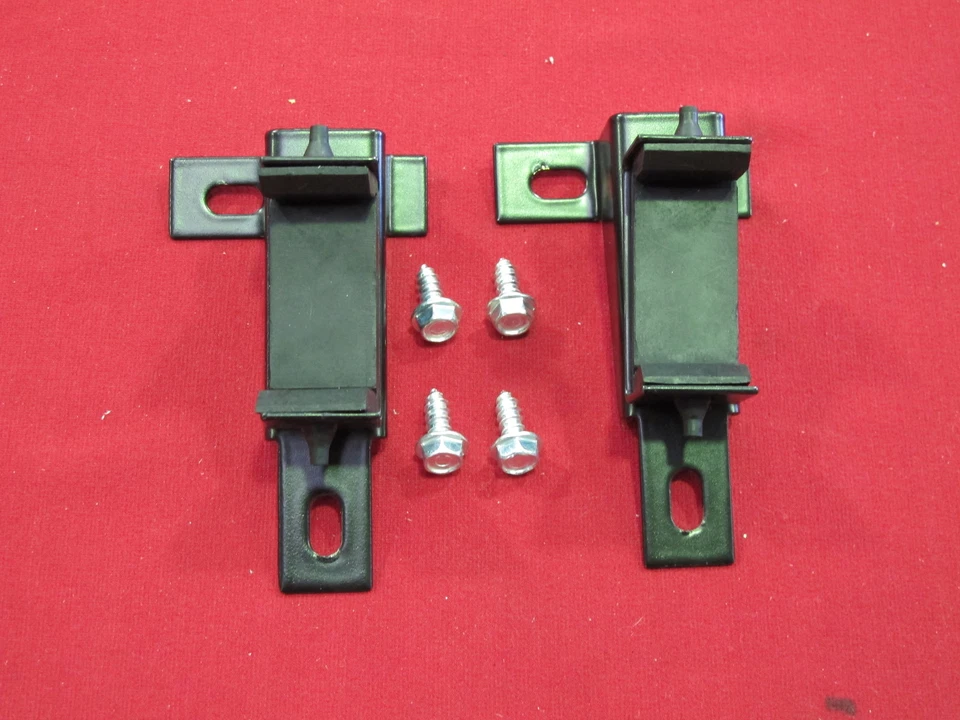 FORD FALCON XW XY GT GS ZC ZD V8 LOWER RADIATOR MOUNT BRACKETS WITH RUBBERS 351 - image 1 of 1