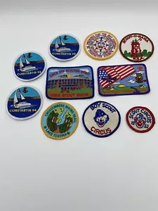 Lot Of 10 Vintage Boy Scout Patches 50’s - 90’s Collection Scouts Of America BSA - Picture 1 of 10