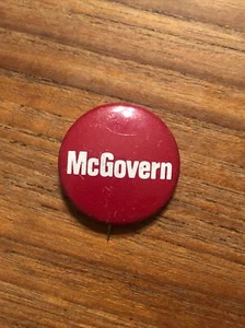 George McGovern for President Campaign 1972 Collector Button, 1 1/8" - Bild 1 von 4