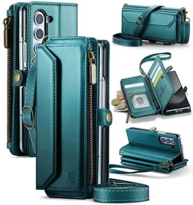 Strapurs Crossbody Wallet Case for Samsung Galaxy Z Fold 6 with R... - Picture 1 of 9