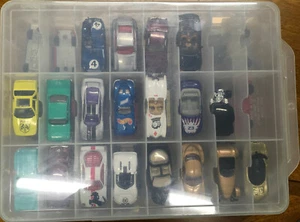 Vintage Collectible Hot Wheels Matchbox Collectors Case with 37 Assorted Cars - Picture 1 of 4
