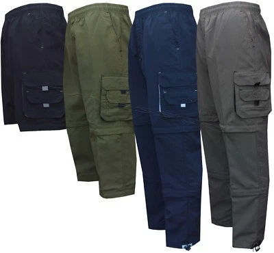  Pantalones cortos deportivos informales cargo 3 en 1 con cremallera para hombre 3/4 Foto 1 de 2