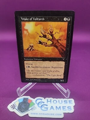 Wake Of Vultures Visions #2 Miscut Front Alignment Error Misprint MTG *CCGHouse* - Image 1 of 4