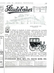 Studebaker Bros. Mfg. Co., South Bend IN Advertisement 1908, Opera Bus - Picture 1 of 2