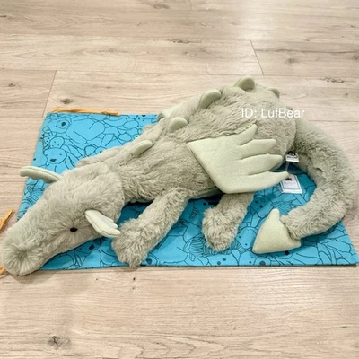 AUTHENTIC❗️Jellycat HUGE sage dragon 26”- NWT Retired- SHIPS SAME DAY! - Image 1 of 4