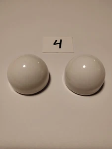 Vintage Toilet porcelain Bolt Nut Cover Cap Ceramic Rounded - Picture 1 of 7