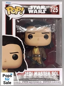 725 Jedi Master Sol - Star Wars: Acolyte Funko POP - Caja dañada - Imagen 1 de 2