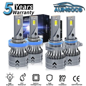 For Ram 4500 5500 2011-2018 4Pcs LED Headlight Hi/Lo Beam Bright Bulbs 144000LM - Picture 1 of 12
