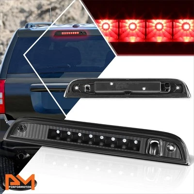 For 07-17 Jeep Patriot Full LED Third 3RD Tail Brake Light Rear Stop Lamp Black - Image 1 of 4