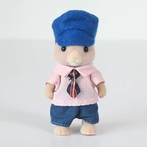 Conductor de autobús padre hámster Sylvanian. Figura Goldbacke Calico Critters - Imagen 1 de 3