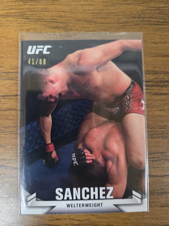 2013 Topps UFC Knockout - Diego Sanchez #27 Blue /88 - Image 1 of 2