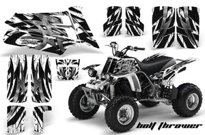 YAMAHA BANSHEE 350 CREATORX GRAPHICS KIT BOLT THROWER WHITE WB - Picture 1 of 1