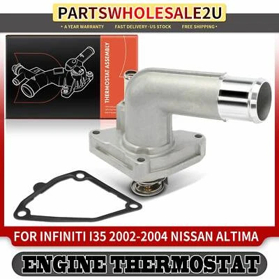 Conjunto de carcaça de termostato para Nissan Altima Maxima Murano Quest INFINITI I35 - Imagem 1 de 4