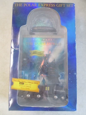 2005 THE POLAR EXPRESS GIFT SET DVD BOX SET W/ SNOW GLOBE AND TRAIN TOY - Image 1 of 4