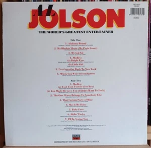 (30) Al Jolson - The World's Greatest Entertainer LP mono - Picture 1 of 1