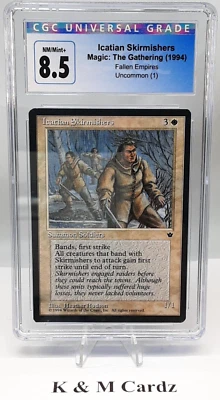 Icatian Skirmishers - Fallen Empires - MTG - Graded - CGC 8.5 - Vintage - Image 1 of 4