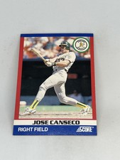 1991 Score 100 Super Star Jose Canseco Oakland Athletics #1 sku 460