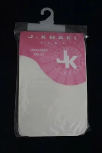J. Khaki kids Microfiber tights | Ivory | 10-14 years | new in original package - Picture 1 of 3