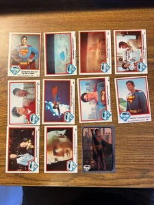 Lot 20 Superman Trading Cards 1978 DC Comics Christopher Reeves + 1 Sticker - Bild 1 von 4