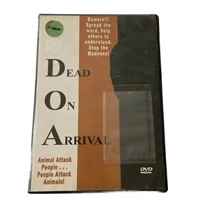 Dead On Arrival Dvd Horror 2001 Documentary Uncut 2001 Animal Human Attacks - Picture 1 of 9