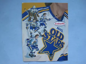 1980 VANCOUVER CANUCKS NHL OLDTIMERS VS NHL OLD STARS FRANK MAHOVLICH EDDY SHACK - Picture 1 of 3