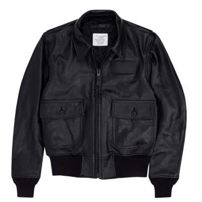 COCKPIT USA SWO Surface Warfare Jacket Black Made in USA Z21Z003 - Image 1 of 4