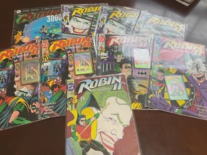 Robin Hologram DC Comic Books Lot Of 9 Mixed - Picture 1 of 7