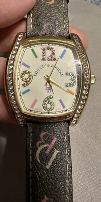 Relógio de cristal Dooney e Bourke com pulseira marrom - Imagem 1 de 4