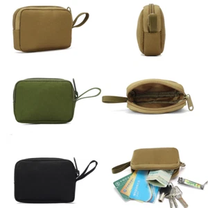 Tactical Wallet Card Bag Pocket Key Pouch Men Waterproof Pouch Outdoor Camping - Picture 1 of 16
