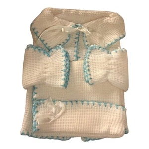Vintage Crocheted Baby Clothes looking Kitchen Towels Use as Pattern for selling - Picture 1 of 10