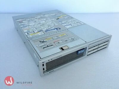 Sun Fire V245, 2x 1.5GHz, 4GB, DVD, 2x 73GB, 2x PSUs, Rackmount Kit - Image 1 of 4
