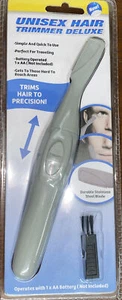 Compact Hair Trimmer Unisex Eyebrows Face Nose Ears Stainless Blade Travel NEW - Picture 1 of 1