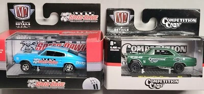 Lote de 2 - MÁQUINAS M2 1966 Dodge Charger Gasser e 1967 Chevrolet Nova Gasser - Imagem 1 de 4