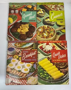 1950's Culinary Arts Institute Recipes Books Meat, Quick, Casserole, Breakfast - Imagen 1 de 9
