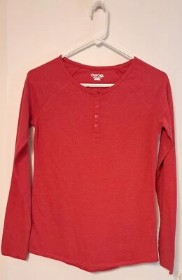 Cherokee Girls Red Glittery Long-sleeve Top. Size XL - Image 1 of 4