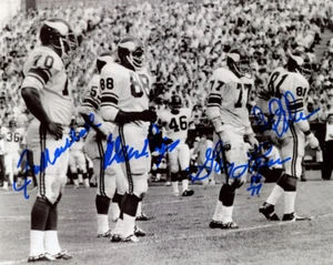 PURPLE PEOPLE EATERS MARSHALL PAGE LARSEN ELLER SIGNED 8x10 PHOTO BECKETT BAS - Picture 1 of 2