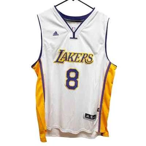 Adidas Vintage Swingman NBA LA Lakers White Kobe Bryant #8 Basketball Jersey 3XL - Picture 1 of 11