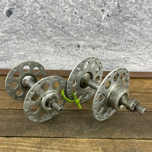 Vintage BH Hub Set Phone Dial 40 32 Hole HIgh Flange QR Front Rear Pre Post War - Picture 1 of 15