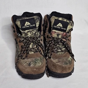 Ozark Trail Men’s 8 1/2 Camo Hunting Hiking Work Boots 8.5 Waterproof High Top - Picture 1 of 9