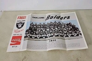 NFL Oakland Raiders Vintage 1972 Color Team Photo - Picture 1 of 5