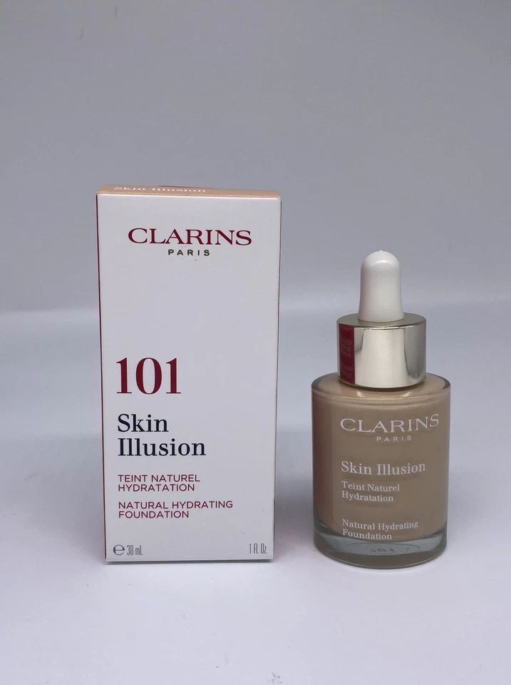 Clarins Skin Illusion Natural Hydrating Foundation Spf15 109 Wheat 1oz