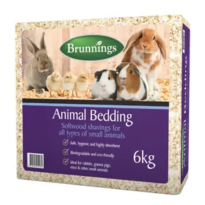 Brunnings Animal Bedding Softwood Shavings 6kg - Picture 1 of 1