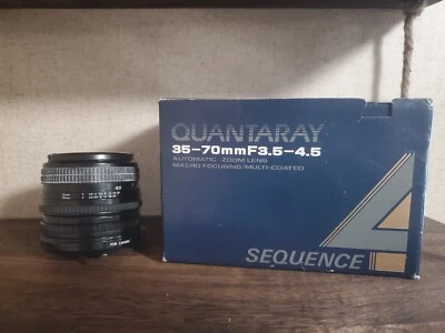 Quantaray Zoom 35 - 70mm  F3.5 - 4.5 Camera Lens for Canon - Image 1 of 4