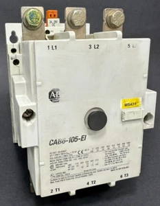 Allen Bradley CAB6-105-EI-11-66 24VDC-Electronic Coil Contactor 75HP 160A 3P 600 - Picture 1 of 17