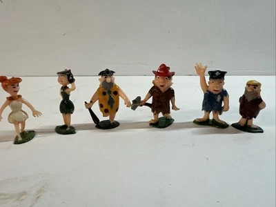 Набор из 6 кремневых камней Hanna-Barbera Tinykins 1961 ~ Фред Барни - Изображение 1 из 4