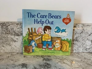 Vintage 1983 The Care Bears Help Out Book Paperback EUC Random House Mini Story - Imagen 1 de 4