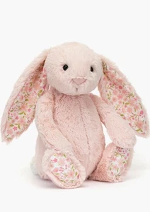 Jellycat Medium Blossom Blush Bunny 'cerise' peluche douce jouet doux neuf avec étiquette avec sac - Photo 1 sur 6